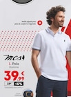 Sport 2000 Paris - Promo Polo Homme Promo Polo Homme à 39,99 € dans le catalogue Sport 2000 à Paris