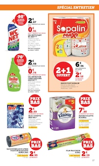Promotion Ménagère dans le prospectus Hyper U, valable du 27/01/2026 au 08/02/2026 Promo Ménagère dans le catalogue Hyper U du moment à la page 17