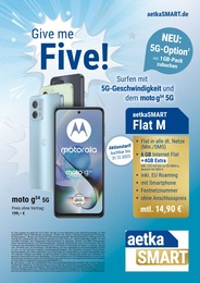 Elektromarkt Prospekt von aetka Eberswalde aetka Prospekt: "Give me Five!", 1 Seite, 01.11.2023 - 30.11.2023