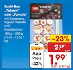 Aktuelles Sushi-Box "Takashi" oder „Yamato‘‘ Angebot bei Netto Marken-Discount in Bremen ab 1,99 €