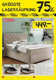 XXXLutz Möbelhäuser Boxspringbett im Prospekt 