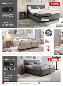 Boxspringbett im XXXLutz Möbelhäuser Prospekt "Das Beste im Leben" mit 8 Seiten (Mannheim)