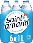 Eau minérale naturelle - SAINT AMAND - Supermarchés Match à Lille Eau minérale naturelle - SAINT AMAND en promo chez Supermarchés Match Lille à 3,51 €