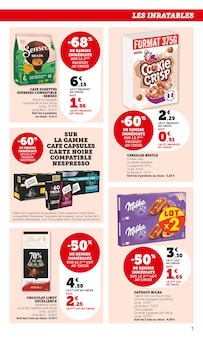 Promotion Chocolat dans le prospectus Super U, valable du 21/10/2025 au 02/11/2025 Promo Chocolat dans le catalogue Super U du moment à la page 3