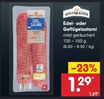 Aktuelles Edel- oder Geflügelsalami Angebot bei Netto Marken-Discount in Neuss ab 1,29 €
