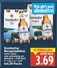 Bierspezialitäten von Krombacher im aktuellen E center Prospekt für 3,69 €