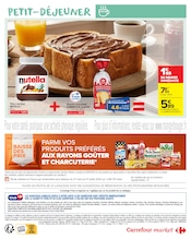 Nutella Angebote im Prospekt "PETIT DÉJEUNER" von Carrefour Market Nutella Angebote im Prospekt "PETIT DÉJEUNER" von Carrefour Market auf Seite 2