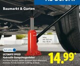 Hydraulik-Stempelwagenheber im Angebot bei Lidl in Würzburg Hydraulik-Stempelwagenheber Angebote von ULTIMATE SPEED bei Lidl Würzburg für 14,99 €