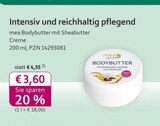 mea - meine apotheke - Bodybutter mit Sheabutter Angebot im Prospekt Bodybutter mit Sheabutter bei mea - meine apotheke im Prospekt "" für 3,60 €