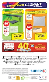 Promos Table De Jardin dans le catalogue "SUPER U" de Super U Table De Jardin en promo dans le catalogue Super U à la page 52