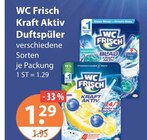 Kraft Aktiv Duftspüler Blau Angebote von WC Frisch bei V-Markt Kaufbeuren für 1,29 €