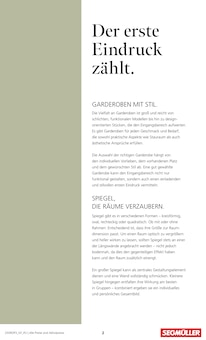 Aktueller Segmüller Aindling Prospekt "GARDEROBEN & SPIEGEL SPEZIAL" mit 20 Seiten