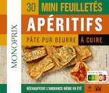 Mini feuilletés apéritifs surgelés "Monoprix" pâte pur beurre à 6,45 € dans le catalogue Monoprix