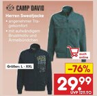 Herren Sweatjacke Angebote von Camp David bei Netto Marken-Discount Braunschweig für 29,99 €