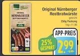 Original Nürnberger Rostbratwürste von Edeka Bio im aktuellen EDEKA Prospekt für 2,99 €