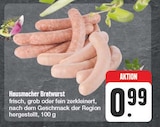 EDEKA Ingelfingen - Hausmacher Bratwurst Angebot im Prospekt Hausmacher Bratwurst bei EDEKA im Ingelfingen Prospekt für 0,99 €