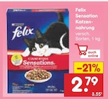 Sensation Katzennahrung im Angebot bei Netto Marken-Discount in Chemnitz Sensation Katzennahrung Angebote von Felix bei Netto Marken-Discount Chemnitz für 2,79 €