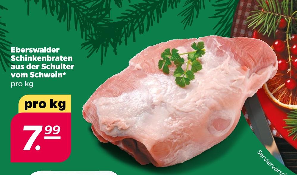 Schinkenbraten aus der Schulter vom Schwein