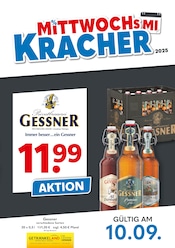 Aktueller Getränkeland Getränkemärkte Prospekt in Warrenzin und Umgebung, "Mittwochskracher" mit 1 Seite, 10.09.2025 - 10.09.2025
