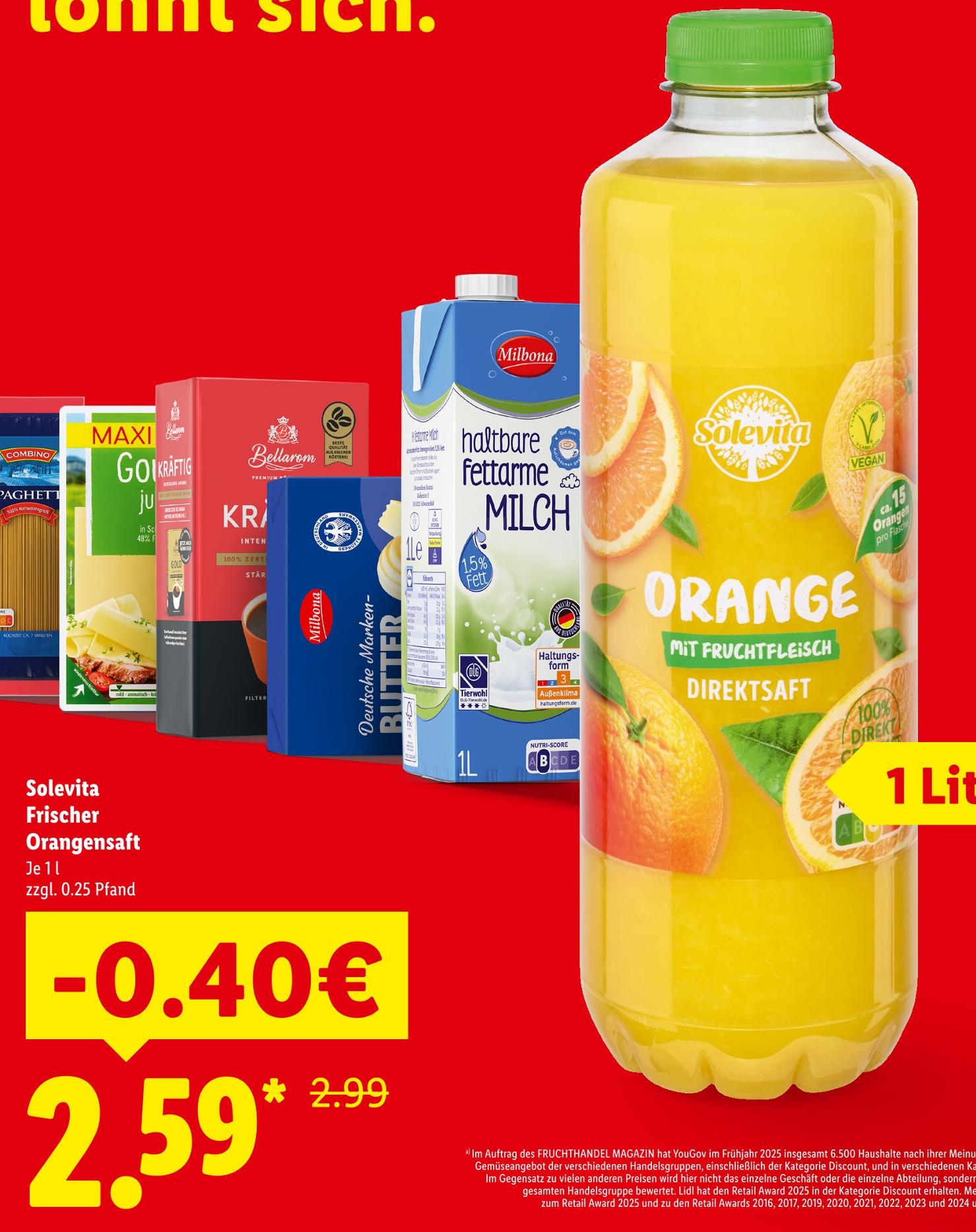 Frischer Orangensaft