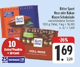 Nuss oder Kakao Klasse Schokolade bei EDEKA im Prospekt "" für 1,69 €