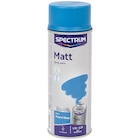 Peinture mate en aérosol Spectrum Turquoise - Spectrum - Action Peinture mate en aérosol Spectrum Turquoise - Spectrum à 2,28 € dans le catalogue Action