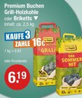 Premium Buchen Grill-Holzkohle oder Briketts im Angebot bei V-Markt in Kempten Premium Buchen Grill-Holzkohle oder Briketts Angebote von proFagus bei V-Markt Kempten für 6,19 €