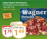 Steinofenpizza im Angebot bei GLOBUS in Neunkirchen Steinofenpizza Angebote von Wagner bei GLOBUS Neunkirchen für 1,49 €