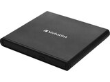 USB 2.0 CD-DVD Writer light black extern Slimline CD/DVD Brenner von VERBATIM im aktuellen MediaMarkt Saturn Prospekt für 32,99 €