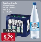 Mineralwasser bei Getränke König im Prospekt "" für 5,79 €