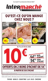 Foie Gras Angebote im Prospekt "QU'EST-CE QU'ON MANGE CHEZ NOUS ?" von Intermarché Super Foie Gras Angebote im Prospekt "QU'EST-CE QU'ON MANGE CHEZ NOUS ?" von Intermarché Super auf Seite 1