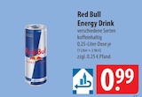 Aktuelles Red Bull Energy Drink Angebot bei famila Nordost in Neustadt (Rübenberge) ab 0,99 €