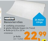 Renoviervlies von PRIMASTER im aktuellen Globus-Baumarkt Prospekt