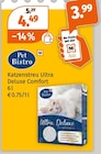 Katzenstreu Ultra Deluxe Comfort von Pet Bistro im aktuellen Müller Prospekt