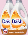Lessive liquide 2 en 1 Ambre et Orchidée 60 doses - DASH en promo chez Netto Lessive liquide 2 en 1 Ambre et Orchidée 60 doses - DASH dans le catalogue Netto