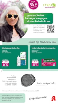mea - meine apotheke Prospekt Unsere Mai-Angebote mit 4 Seiten