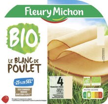 Blanc de poulet bio - Géant Casino à Le Chesnay Blanc de poulet bio en promo chez Géant Casino Le Chesnay à 3,20 €