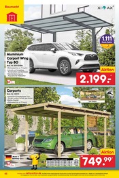 Carport Angebot im aktuellen Netto Marken-Discount Prospekt auf Seite 46
