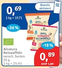 Reiswaffeln von Alnatura im aktuellen budni Prospekt
