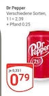 GLOBUS Hattersheim - Dr Pepper Angebot im Prospekt Dr Pepper bei GLOBUS im Hattersheim Prospekt für 0,79 €