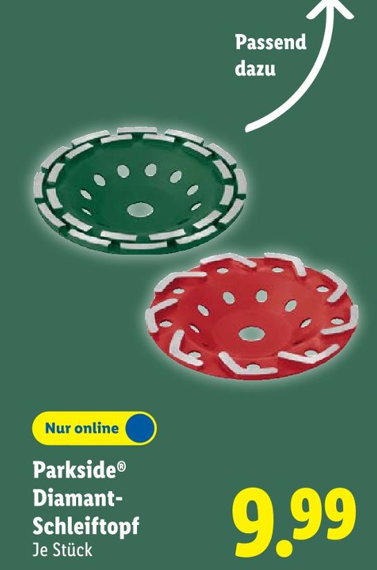 Diamant-Schleiftopf
