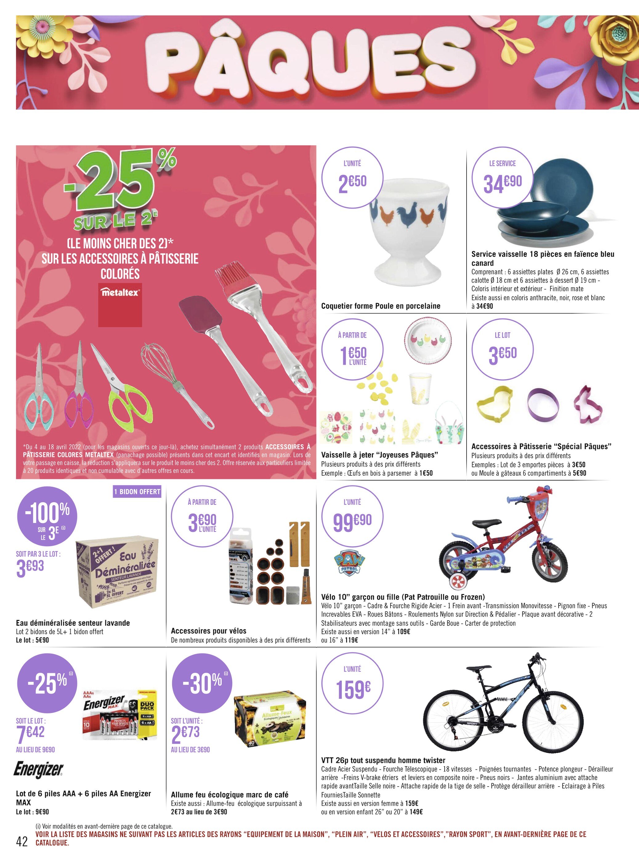 Table De Jardin Super U Promo et prix dans le catalogue du moment