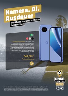 Smartphone im aetka Prospekt "Kamera. AI. Ausdauer." mit 1 Seiten (Pforzheim)