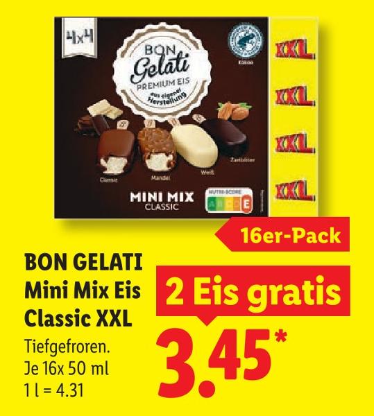 Mini Mix Eis Classic XXL