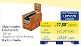 Kräuterlikör im Angebot bei METRO in Krefeld Kräuterlikör Angebote von Jägermeister bei METRO Krefeld für 26,99 €