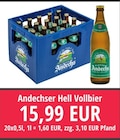 Nuck Getränke - Andechser Hell Vollbier Angebot im Prospekt Andechser Hell Vollbier bei Nuck Getränke im Prospekt "" für 15,99 €