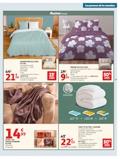 Promos Housse De Couette dans le catalogue "LES HALLES d'automne" de Auchan Hypermarché Housse De Couette en promo dans le catalogue Auchan Hypermarché à la page 55