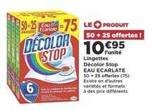 Lingettes décolor stop - Casino Supermarchés à Lille Lingettes décolor stop en promo chez Casino Supermarchés Lille à 10,95 €