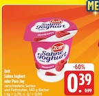 Sahne Joghurt Angebote von Zott bei EDEKA Altenburg für 0,39 €