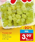 Aktuelle Weintrauben Angebote bei Netto Marken-Discount in Nürnberg Aktuelles Trauben hell Angebot bei Netto Marken-Discount in Nürnberg ab 3,99 €